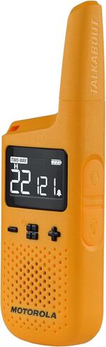 Motorola Solutions, Portable FRS, T380, Talkabout, Two-Way Radios, Rechargeable, W/ Charging Dock, 22 Channel, 25 Mile, Yellow, 2 Pack in Saudi Arabia