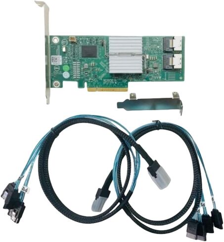 H310 6G SAS HBA FW:P20 9211-8i IT Mode ZFS FreeNAS unRAID 2*SATA Cable in Kuwait