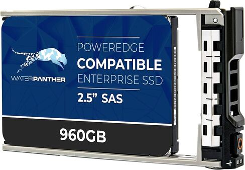 960GB 3D TLC SAS 12Gb/s 2.5" 15mm SSD for Dell PowerEdge Servers | Enterprise Solid State Drive in G13 Tray in Kuwait