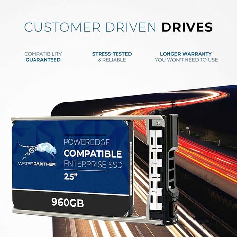 960GB 3D TLC SAS 12Gb/s 2.5" 15mm SSD for Dell PowerEdge Servers | Enterprise Solid State Drive in G13 Tray in Kuwait
