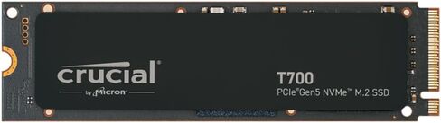 Crucial T700 PCIe Gen5 NVMe 2TB SSD with Heatsink, Up to 12,400MB/s, TLC NAND, Intel & Ryzen Compatible, for Hardcore Gaming & High-Speed Storage, Solid State Drive - CT2000T700SSD5 in Saudi Arabia