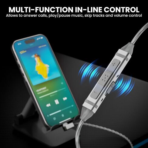 BASN Bmaster GC Triple Drivers in Ear Gaming Earbuds with Mic, Black in Saudi Arabia