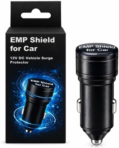 EMP Protection for Car – EMP Car Shield & Blocker Device, 12V-24V DC Vehicles Surge Protector for Truck/SUV/car, Lightning & Solar Activity Defense for Vehicle Electronics，Electronic Pulse Blocker in Saudi Arabia