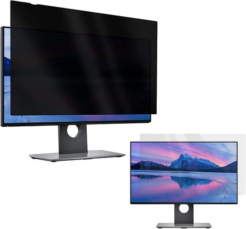 Diyeeni 23.8 Inch Computer Screen Filter Anti Blue Light Privacy Protector for Laptop PC, Frosted Anti Eye Protection, Intimacy Side View Blocker for Open Workspaces in Saudi Arabia