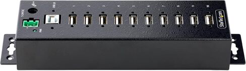 StarTech 10-Port Industrial USB 2.0 Hub, Rugged, TAA (USB210AIND-USB-A-HUB) in Saudi Arabia