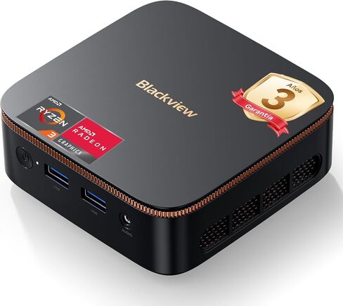 كمبيوتر مكتبي بلاك فيو MP100 صغير الحجم ايه ام دي رايزن 5 7430U، ذاكرة وصول عشوائي 16 جيجابايت، سعة تخزين 512 جيجابايت اس اس دي in Kuwait