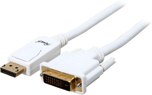 Rosewill 6-Feet 28AWG DisplayPort to DVI Cable, White (RCDC-14006) in Kuwait