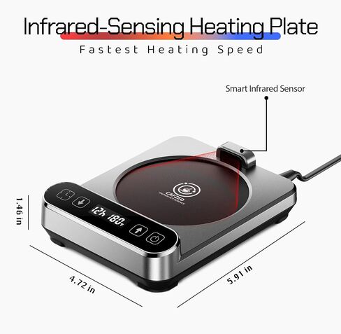 Smart Mug Warmer with Infrared Sensor, Coffee Mug Warmer for Desk in Kuwait