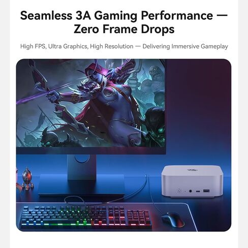 Beelink SER9 MAX Mini PC, AMD Ryzen 7 H 255(up to 4.9GHz) 8C/16T in Saudi Arabia