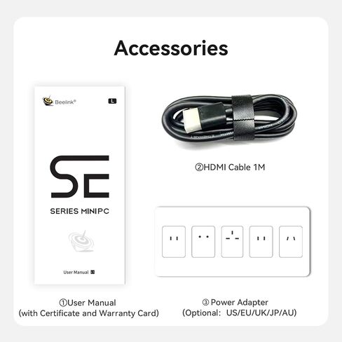 Beelink SER9 MAX Mini PC, AMD Ryzen 7 H 255(up to 4.9GHz) 8C/16T in Saudi Arabia