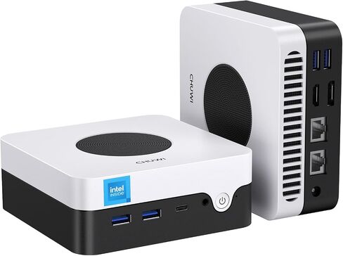 كمبيوتر صغير CHUWI LarkBox X، Intel i3-1220P (Beats i7-1185G7)، 10C/12T، بحد أقصى 4.4 جيجا هرتز، ذاكرة الوصول العشوائي 8 جيجابايت 256 جيجابايت SSD، شاشة ثلاثية 4K، كمبيوتر مكتبي صغير، HDMI، WiFi 6، BT5.2، USB 3.2، شبكة LAN مزدوجة، VESA in Kuwait