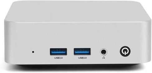 Mini PC (4C/4T) 8GB RAM 128GB SSD Support 2T desktop computers windows/WiFi/BT/DC/RJ45 LAN 1000M/USB*4/USB-C*2 /HDMI*2 4K Dual Display 2.4G/5G WiFi & BT4.2 Mini Desktop Computer Home Office (N3700) in Kuwait