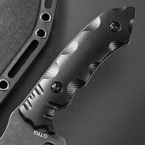 Gtkii GTK31 Fixed Blade Knife AUS-8 Steel Blade Full Tang Nylon Fiberglass Handle EDC Knifes for Outdoor Hunting Camping Adventure in Kuwait