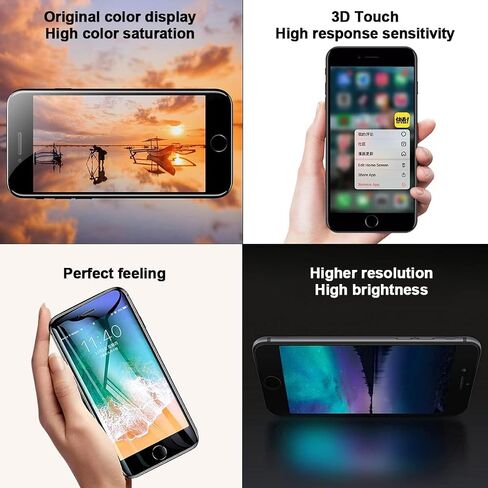 LMQ for iPhone 7 Plus Screen Replacement 5.5'' Black with Repair Tools Kit in Saudi Arabia