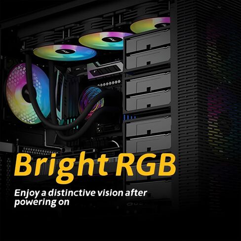 مراوح ARGB مقاس 120 مم، 4PIN PWM، حافظة كمبيوتر تبريد تصل إلى 1600 دورة في الدقيقة لوحدة المعالجة المركزية، مراوح كمبيوتر ألعاب هيدروليكية هادئة، 3 عبوات Ventiladores PC لحالة الكمبيوتر والمبرد in Kuwait