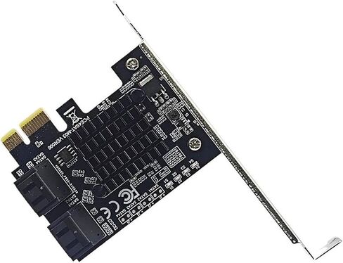 بطاقة توسيع PCIe x1 9215 ذات 4 منافذ SATA3.0 بسرعة 6 جيجابت في الثانية in Kuwait