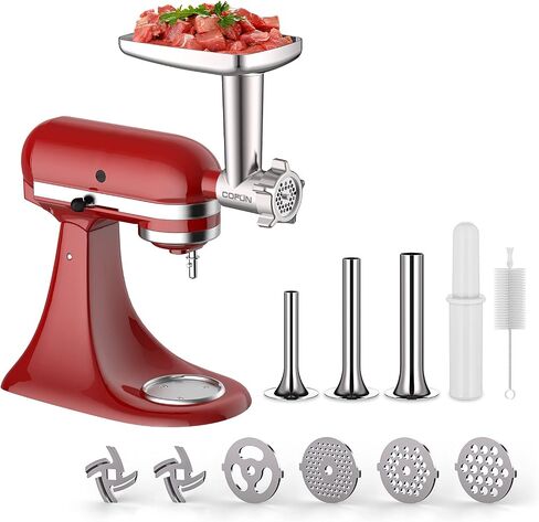 COFUN Meat Grinder for KitchenAid Mixer, All Metal Food Grinder in Kuwait
