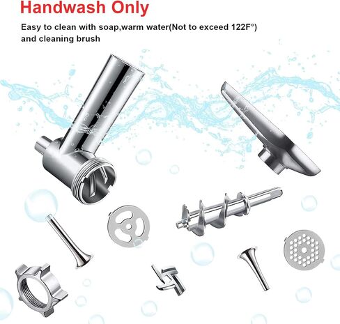 COFUN Meat Grinder for KitchenAid Mixer, All Metal Food Grinder in Kuwait