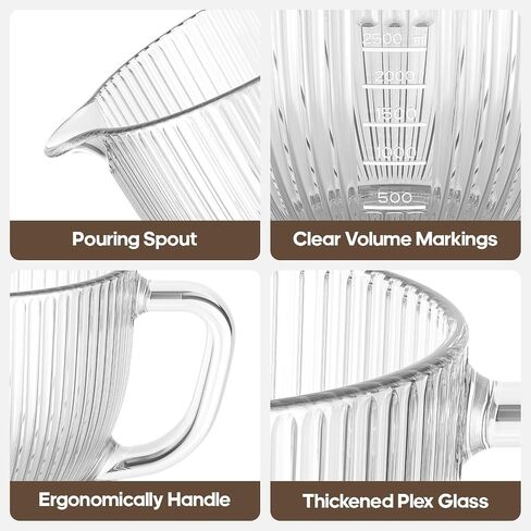 GVODE Glass Mixer Bowl for KitchenAid-Compatible 4.5-5 Qt Tilt-Head Mixers in Kuwait