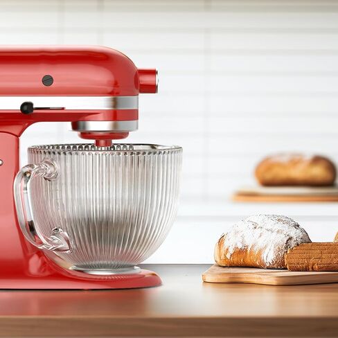 GVODE Glass Mixer Bowl for KitchenAid-Compatible 4.5-5 Qt Tilt-Head Mixers in Kuwait