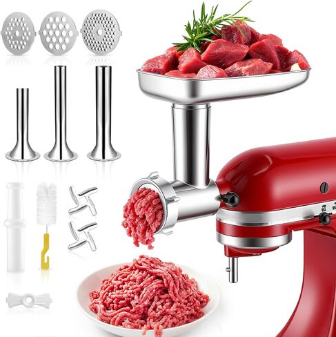 Stainless Steel Meat Grinder Attachment for KitchenAid Stand Mixer in Kuwait