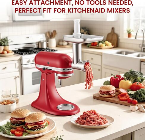 Stainless Steel Meat Grinder Attachment for KitchenAid Stand Mixer in Kuwait