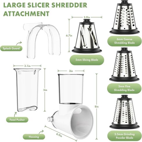 COFUN Cheese Grater Attachment for KitchenAid, Large Cheese Grater in Kuwait