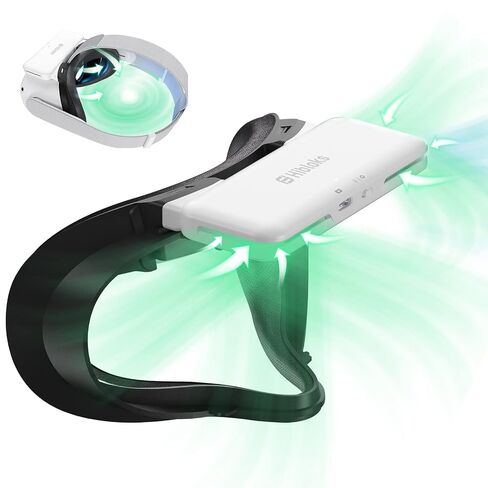 HiBloks Facial Interface with Cooling Fan for Meta Quest 3S Accessories in Kuwait