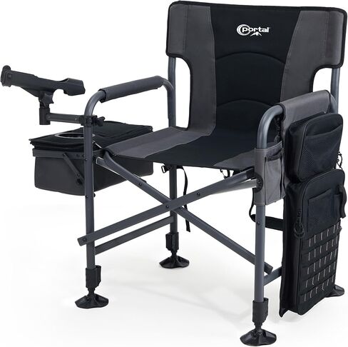 Portal Fishing Chair with Rod Holder,Folding Camping Chair in Kuwait