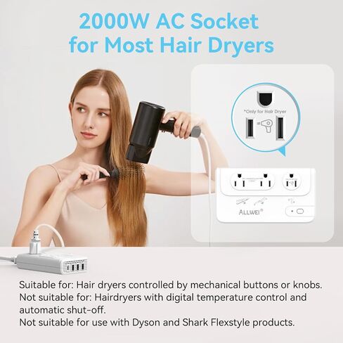 ALLWEI 2000W Voltage Converter 220V to 110V Travel Adapter in Saudi Arabia