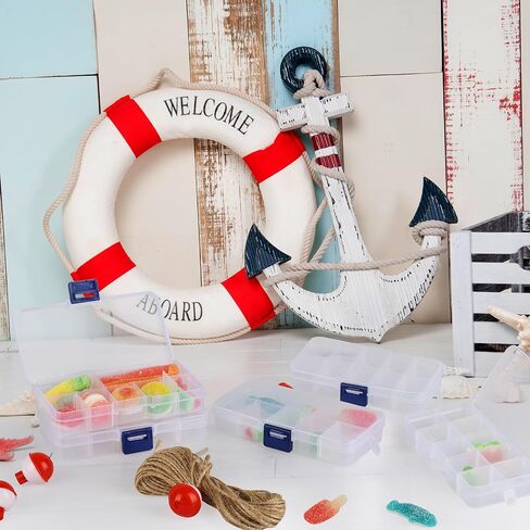 30 Pcs Fishing Candy Tackle Boxes Party Favors Small Tackle Box with Fishing Bobber for Fishing Theme Decorations (30) in Kuwait