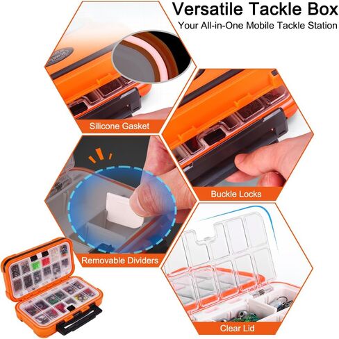 Fishing Tackle kit 308pcs Fishing Accessories Kit Fishing Hooks in Saudi Arabia
