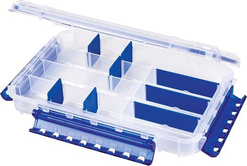 Flambeau Outdoors 4510 Super Half Satchel Soft Bait Organizer 15x8x6.25 بوصة في نهاية المطاف مقاوم للماء Tuff Tainer صندوق معالجة صيد الأسماك (يتضمن فواصل زيروست) in Kuwait