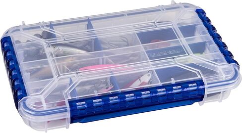 Flambeau Outdoors 4510 Super Half Satchel Soft Bait Organizer 15x8x6.25 بوصة في نهاية المطاف مقاوم للماء Tuff Tainer صندوق معالجة صيد الأسماك (يتضمن فواصل زيروست) in Kuwait