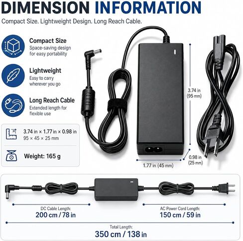 12V AC/DC Charger Compatible with Roland PSB-7U FP-30X FP-90X in Saudi Arabia