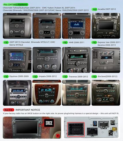 11.5'' Car Radio for Chevy Silverado 2007-2013 GMC Sierra Yukon in Saudi Arabia