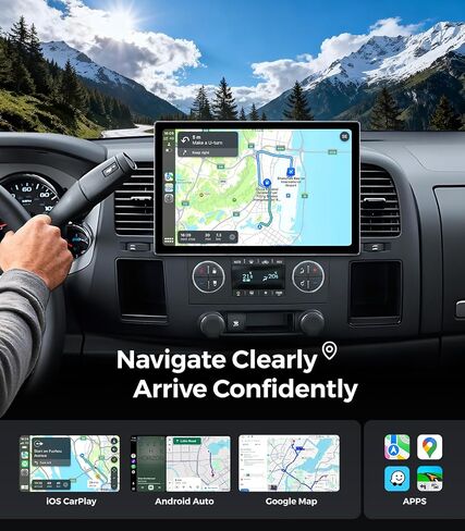 11.5'' Car Radio for Chevy Silverado 2007-2013 GMC Sierra Yukon in Saudi Arabia