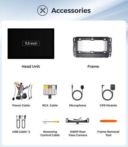 11.5'' Car Radio for Chevy Silverado 2007-2013 GMC Sierra Yukon in Saudi Arabia