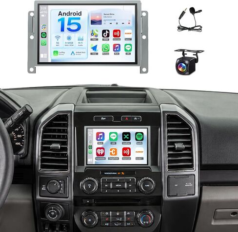 راديو ستيريو للسيارة 4 + 64 جيجا لسيارة Ford F150 2015-2020 (تناسب OEM 8 بوصة) in Saudi Arabia