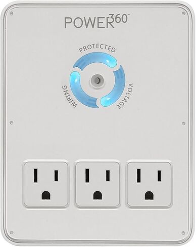 Panamax P360 Dock 6-Outlet Wall Tap/Charging Station, White, 6.8" x 2.9" x 5" in Kuwait