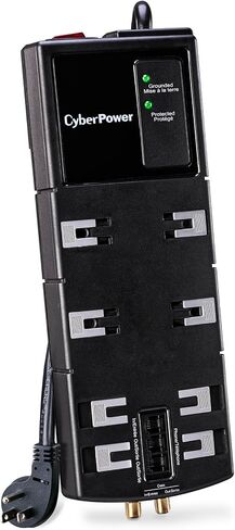 CyberPower HT812TC Home Theater Surge Protector w/Dust Covers in Saudi Arabia