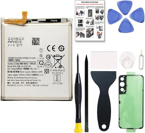New Cellphone Replacement Battery Compatible with Galaxy S22 SM-S901U/U1/B/F EB-BS901ABY, with Toolkit & Repair Guide in Saudi Arabia