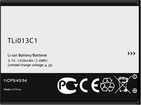 for Alcatel Go Flip 3/SmartFlip 4052W 4052R 4052C Replace Battery TLi013C1 in Saudi Arabia