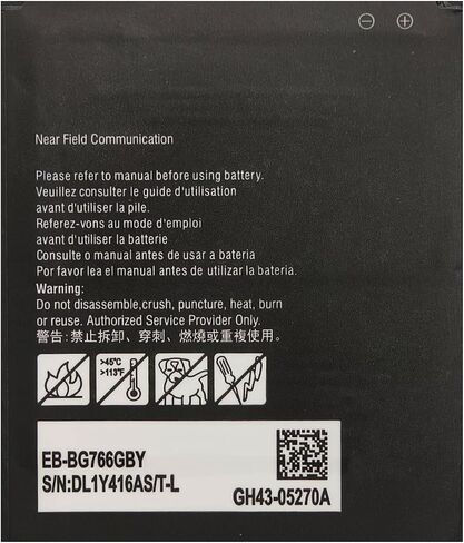 ترقية جديدة لبطارية EB-BG766GBY لهاتف Samsung Galaxy Xcover 7 Pro G766B/G766U [0 دورة] - بطارية بديلة ليثيوم أيون 3.8 فولت in Kuwait