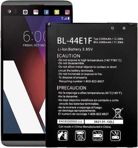 Battery Replacement BL-44E1F for LG V20 Stylo 3/Stylo 3 Plus H910 VS995 in Saudi Arabia