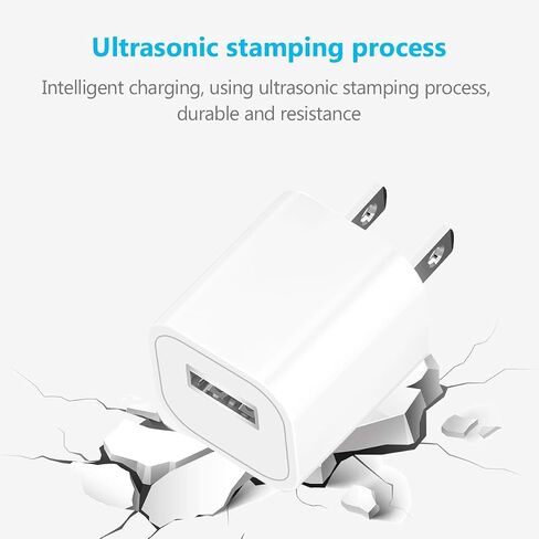 [MFi Certified] iPhone Charger, 2 Pack Long 6FT USB to Lightning Quick Charge Data Sync Cable Cord with Wall Charger Block Travel Plug Brick Adapter for iPhone 14/13/12/11/XS/XR/SE/7/8/8 Plus AirPods in Saudi Arabia