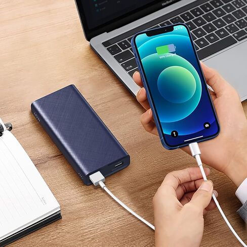 [MFi Certified] iPhone Charger, 2 Pack Long 6FT USB to Lightning Quick Charge Data Sync Cable Cord with Wall Charger Block Travel Plug Brick Adapter for iPhone 14/13/12/11/XS/XR/SE/7/8/8 Plus AirPods in Saudi Arabia