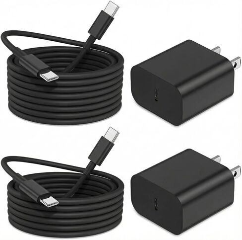 iPhone 17 16 15 Charger Fast Charging 6FT+10FT Cable, 20W USB C Charger, USBC Wall Charger for i Phone 17 Air 16 16e/16 Pro/16 Pro Max/15/15 Plus/15 Pro/15 Pro Max,i Phone iPad Pro/Mini (White) in Saudi Arabia