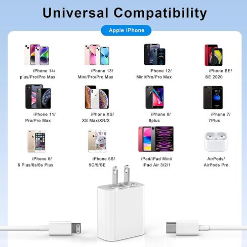 [Apple MFi Certified] iPhone 14 13 12 Pro Max Charger Fast Charging in Saudi Arabia