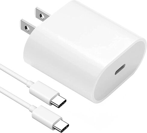 20W USB C Fast Charger for iPad Pro 13/12.9/11 inch, iPad Air 13/11 inch 6/5/4th Generation, iPad 10th Generation, iPad mini 6, Fast Charger Block with 6.6ft USB C to C Charging Cable in Saudi Arabia